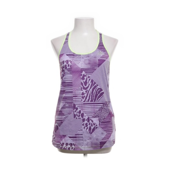 Adidas Purple & Yellow Boyfriend Bro Tank Top Size Medium - Picture 1 of 7